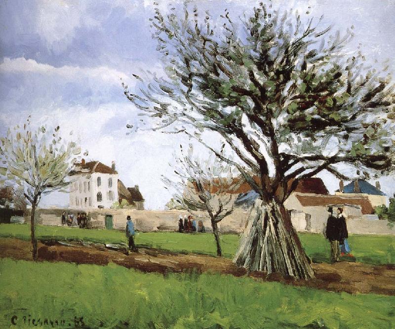 Camille Pissarro Pang map of apple Schwarz